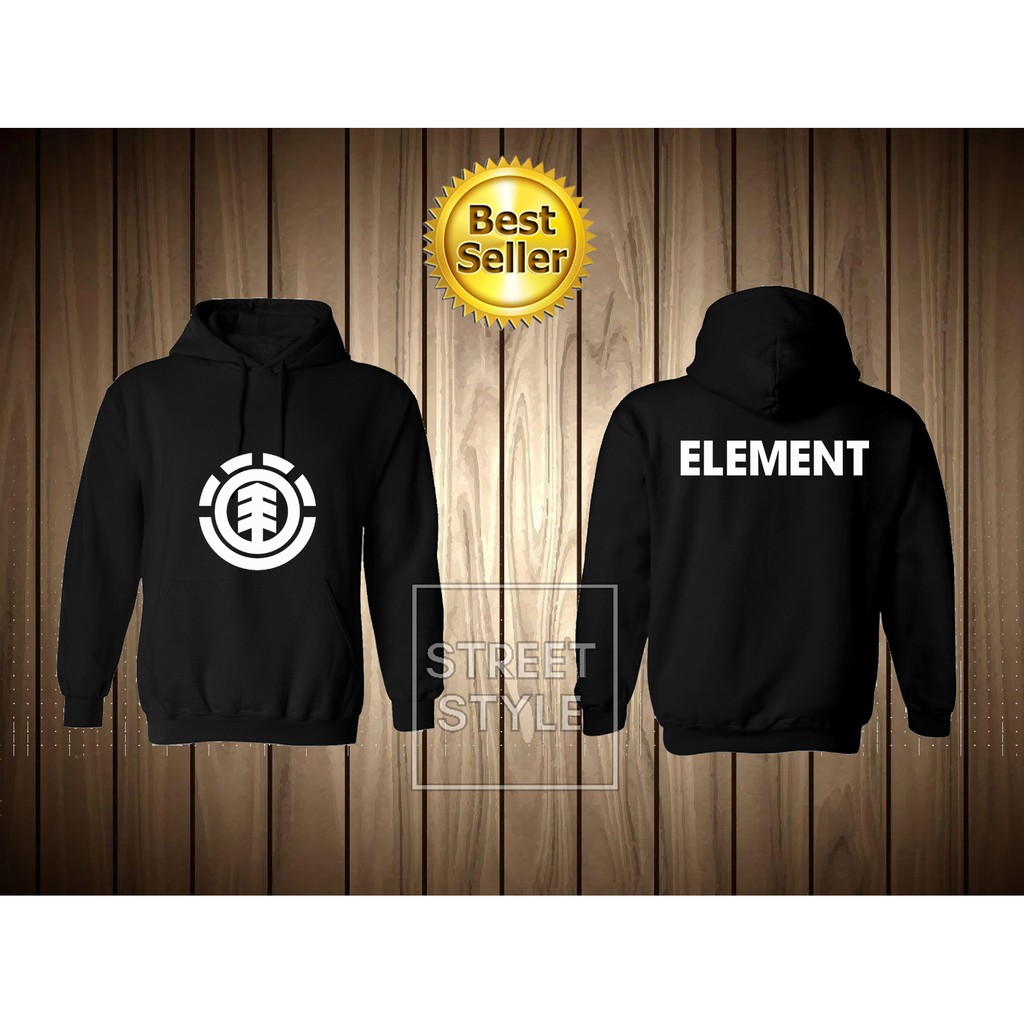 Jaket Sweater Hoodie ELEMENT SKATEBOARD Pria & Wanita SKATEBOARD