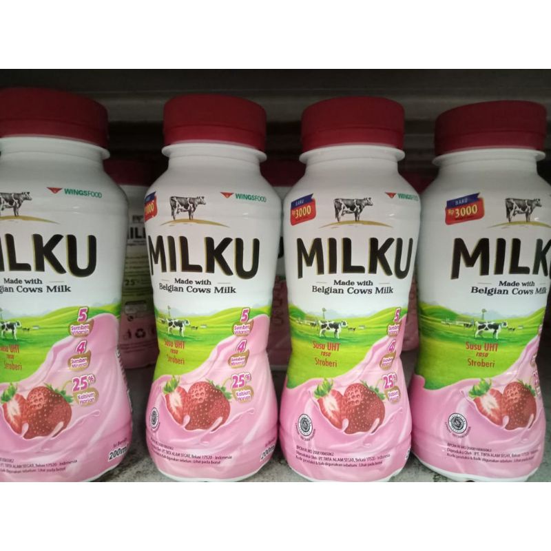 

MILKU STRAWBERRY 200ML