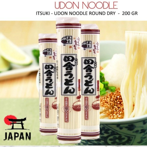 

Itsuki Udon Premier Classic Round Dry 200 gr/ mie kering udon jepang