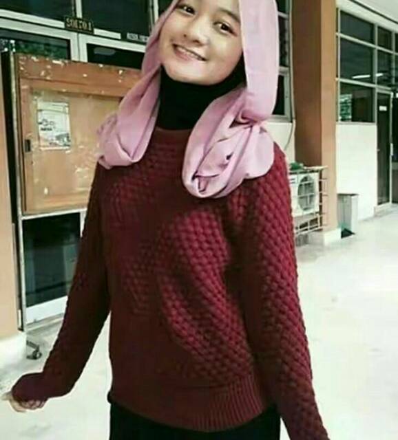 Sweater Popcorn Baju Wanita Harga Murah