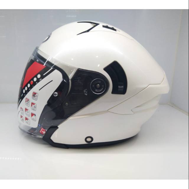 KYT NFJ Plain White size XL