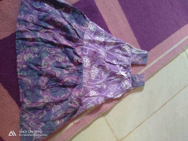 Dress Anak Batik Perca 1 - 2 Setengah