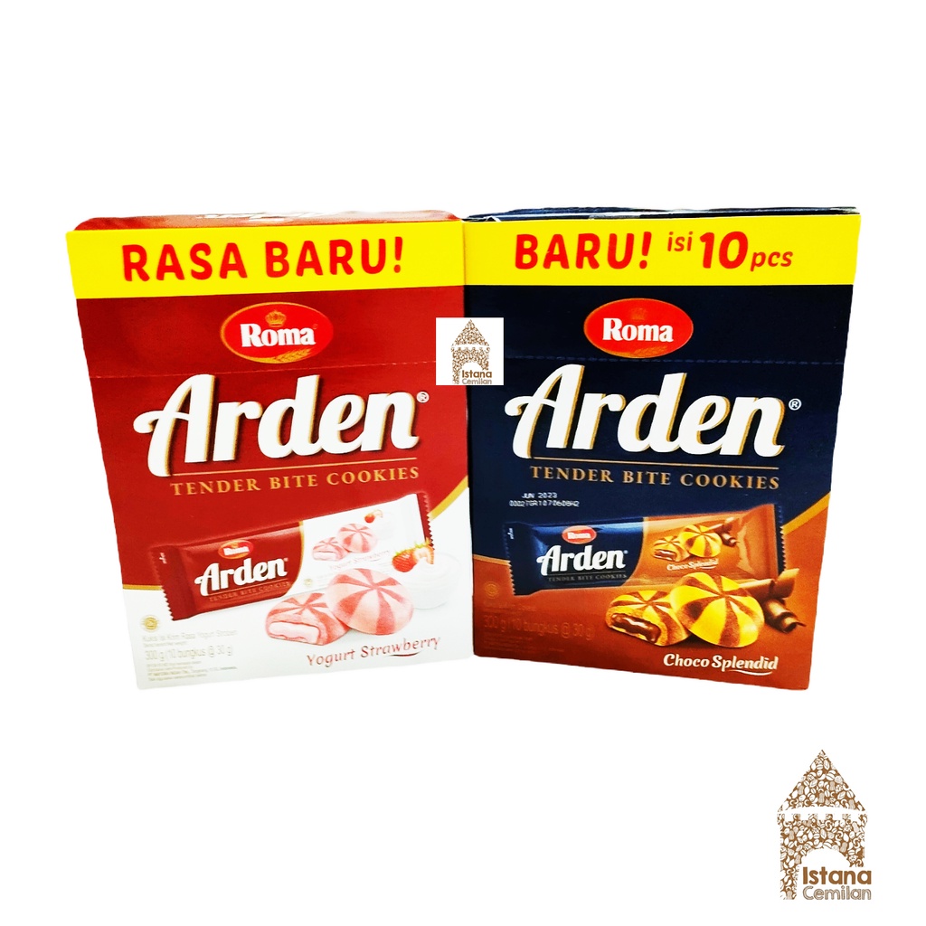 

Roma Arden Choco Splendid / Yogurt Strawberry Cookies (Isi 10 Pcs)