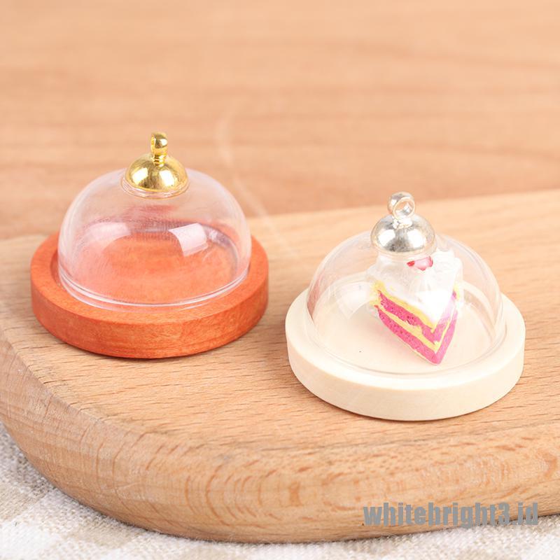 (white3) Miniatur Toples Permen / Dessert / Kue Untuk Aksesoris Rumah Boneka 1: 12