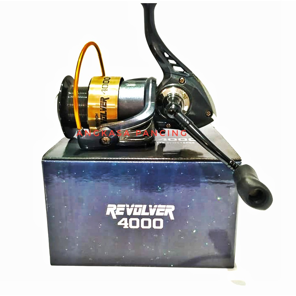 [TERMURAH] RELL SPINNING TRIDENTECH REVOLVER 4000 / REEL TRIDENTECH ANTI KOROSI