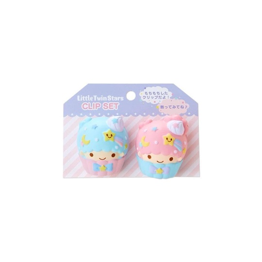 

Klip | Sanrio Japan Little Twin Star Squeeze Clip Set