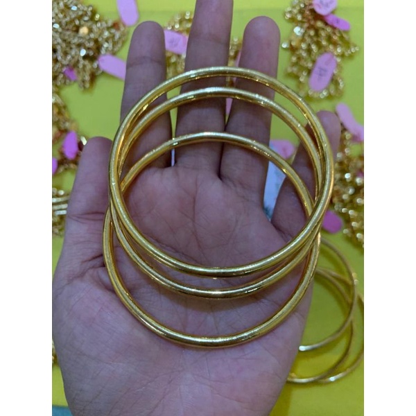 Gelang Keroncong/Aksesoris Titanium/Lapis Emas/Lapis Kristal