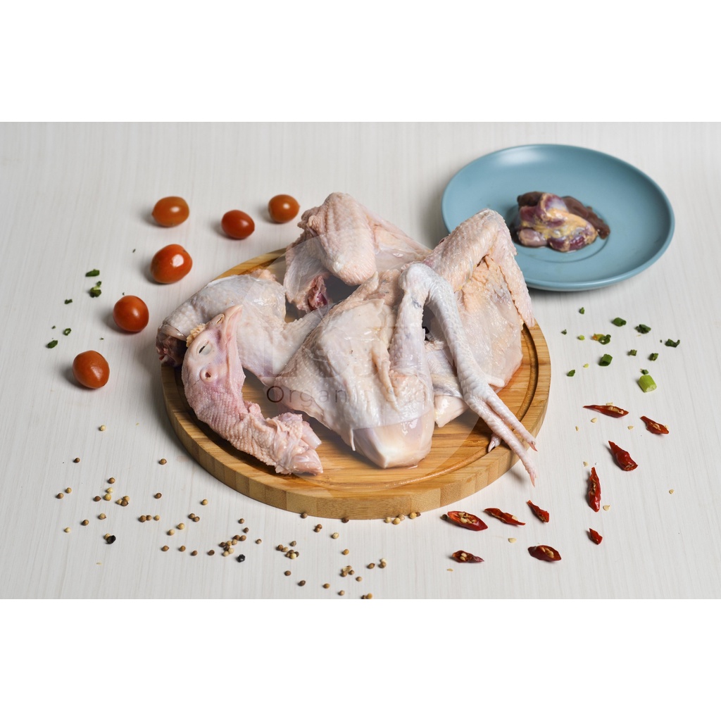 daging ayam kampung potong   lojin organic store