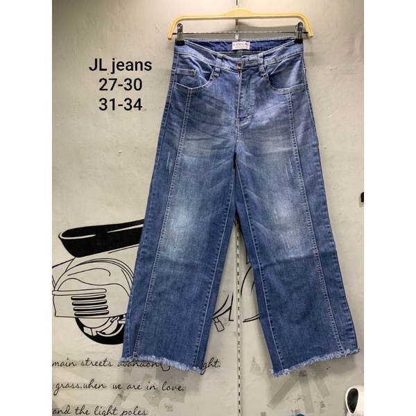 CELANA JEANS WANITA KULOT JEANSLINE SZ 27 - 34 MELAR ( BRAND JL )