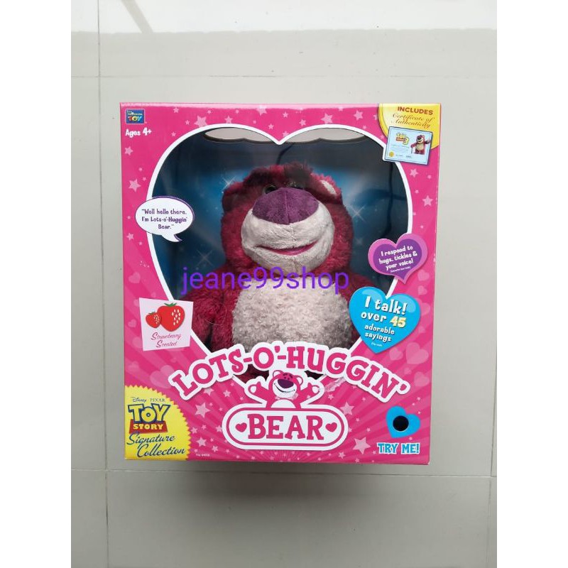 toy story lots o huggin bear lotso woody spanish version thinkway toys recast new mibs