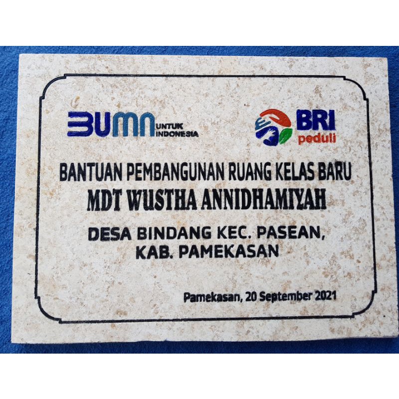 Prasasti Peresmian