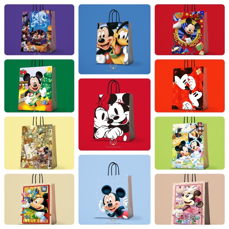 

paper bag mickey/Paper bag kado/paper bag kertas kado/goodie bag/tas kado paper bag/paper bag kado ulang tahun/tas kertas/hampers birthday/souvenir ultah/paperbag custom/paper bag lucu/tas goodie bag