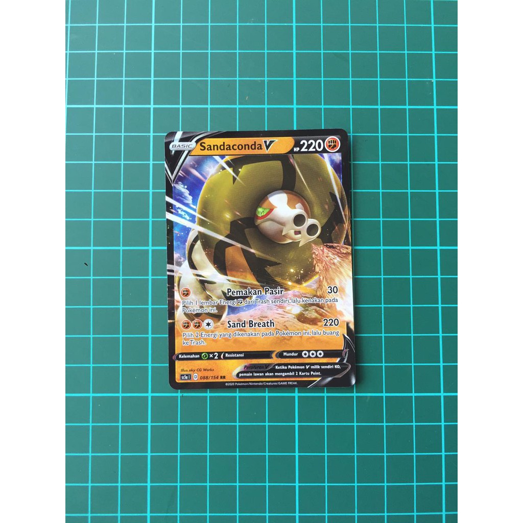 Sandaconda V RR Kartu Pokemon TCG Indonesia