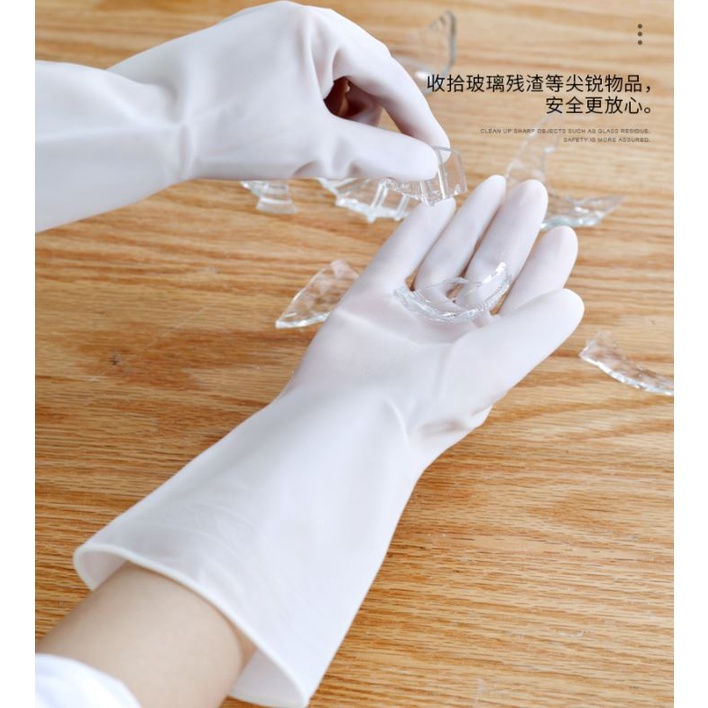 Sarung Tangan Karet Dishwashing gloves Latex Food Grade Dapur Laundry