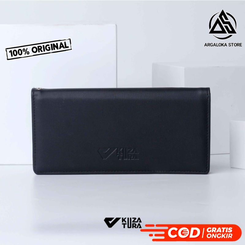 Dompet Panjang Pria Cowok Laki Laki Kulit Asli Sintetis Murah Branded Original Fashion Dompet Pria Bahan Kulit PU JP49 Panjang Treasure Series