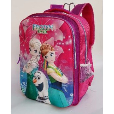 Tas anak frozen/Tas Ransel Sekolah Anak SD Frozen Import Timbul 2 Ruang