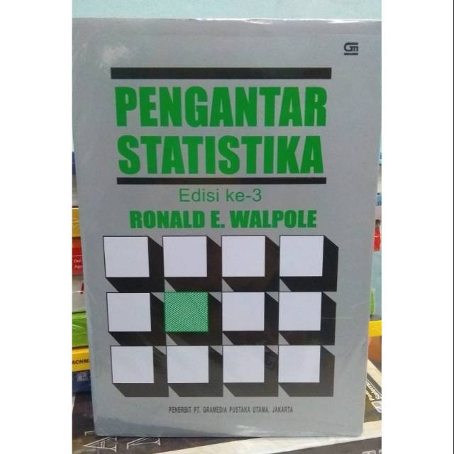 Jual Buku PENGANTAR STATISTIKA BY RONALD WALPOLE | Shopee Indonesia