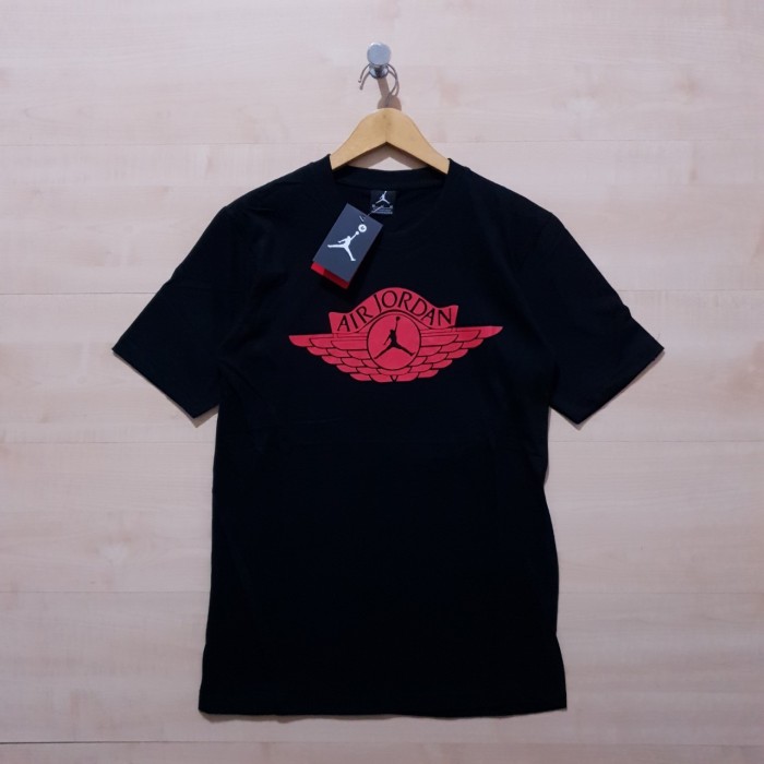 KAOS T SHIRT MIKE JORDAN AIR JORDAN WINGS TEE BLACK - M