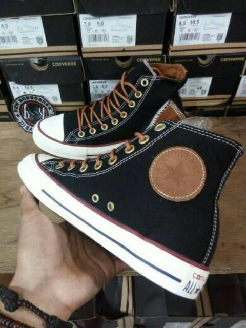 Sepatu Converse CT Classic High Tinggi Premium Import Vietnam Navy Kado Hadiah Pria Wanita Murah