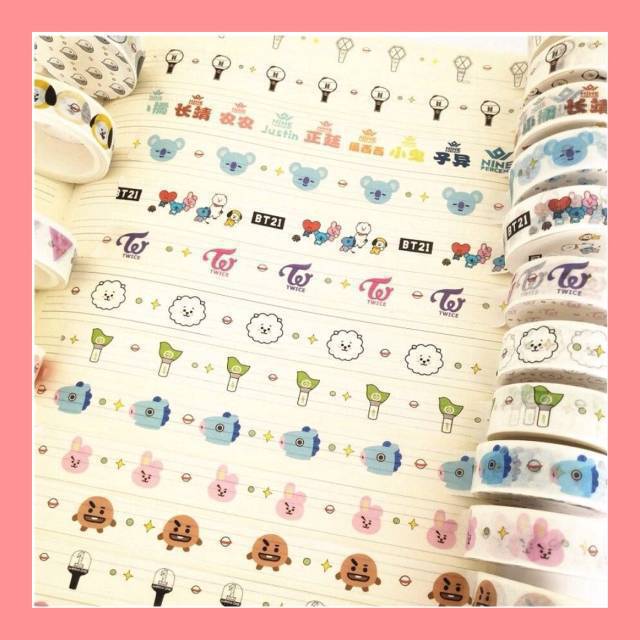 

Washi Tape KPOP 01