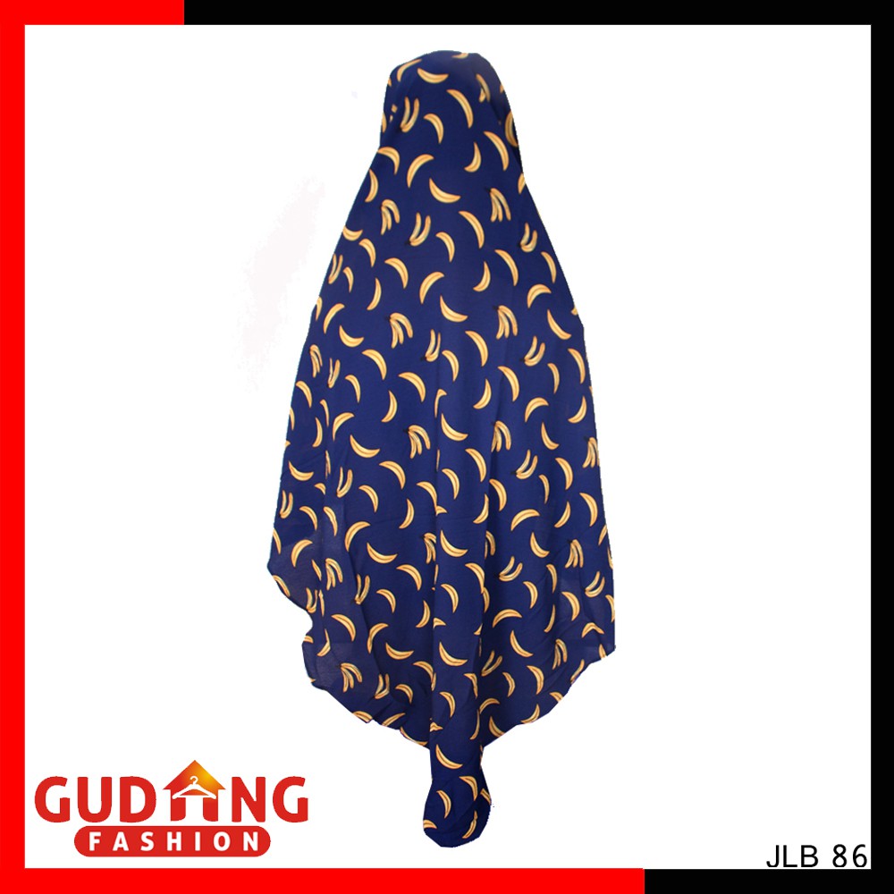 Jilbab Motif Banana - JLB 86