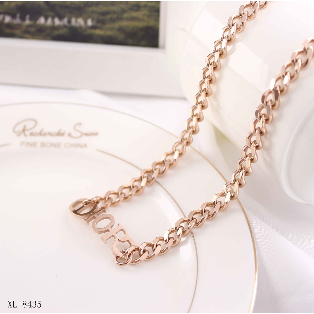 Kalung titanium perhiasan fashion 7812