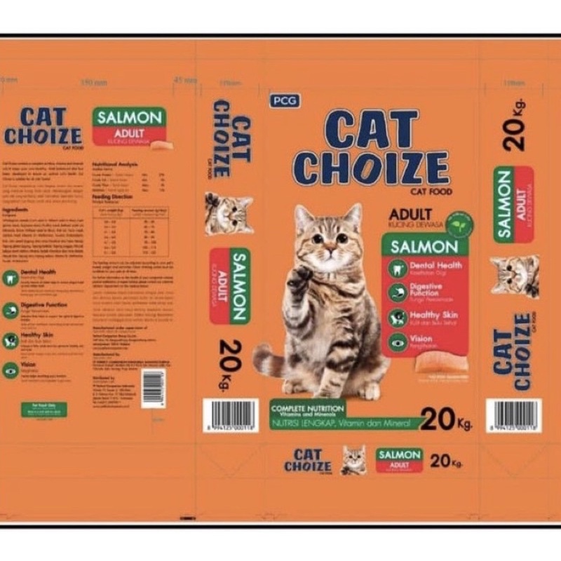 Makanan Kucing Cat Choize Adult 20 kg Tuna Salmon