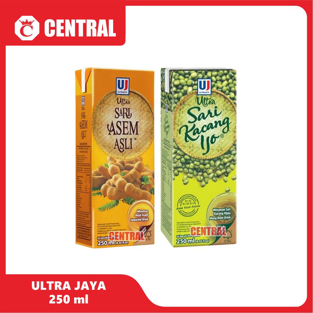 

ULTRA MINUMAN SARI KACANG HIJAU/ASEM ASLI 250ML | 150ML