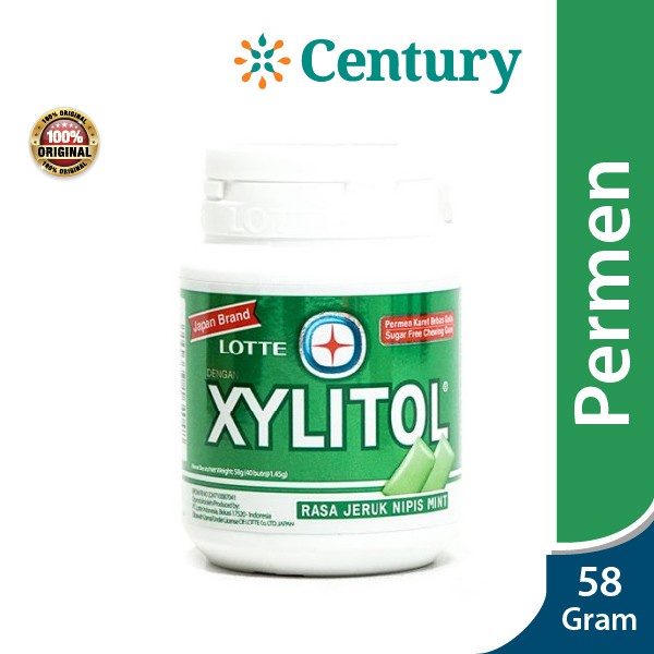 

Lotte Xylotol lime mint 58 Gr / permen karet / bau mulut / pelega pernafasan