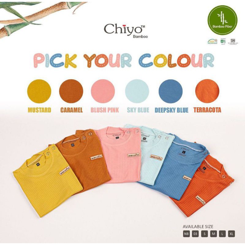 (CHIYO) SETELAN OBLONG PENDEK CELANA PANJANG BAMBOO POLOS