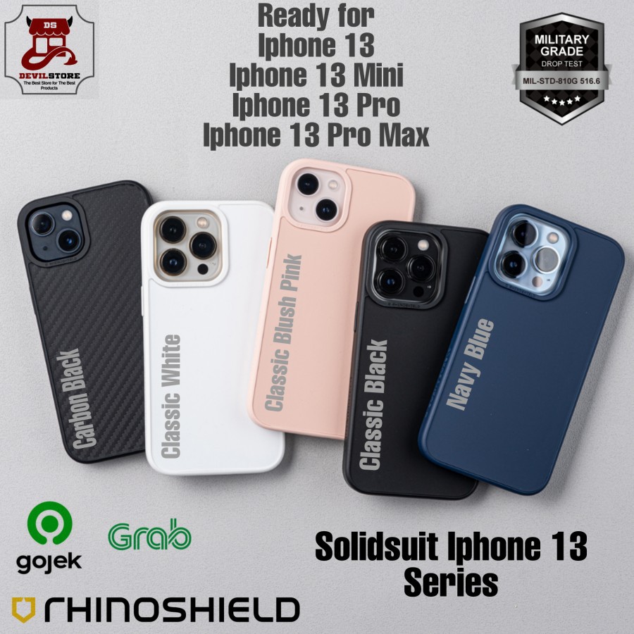 Rhinoshield Solidsuit Case Iphone 13 Pro Max 13 Pro 13 Mini Iphone 13