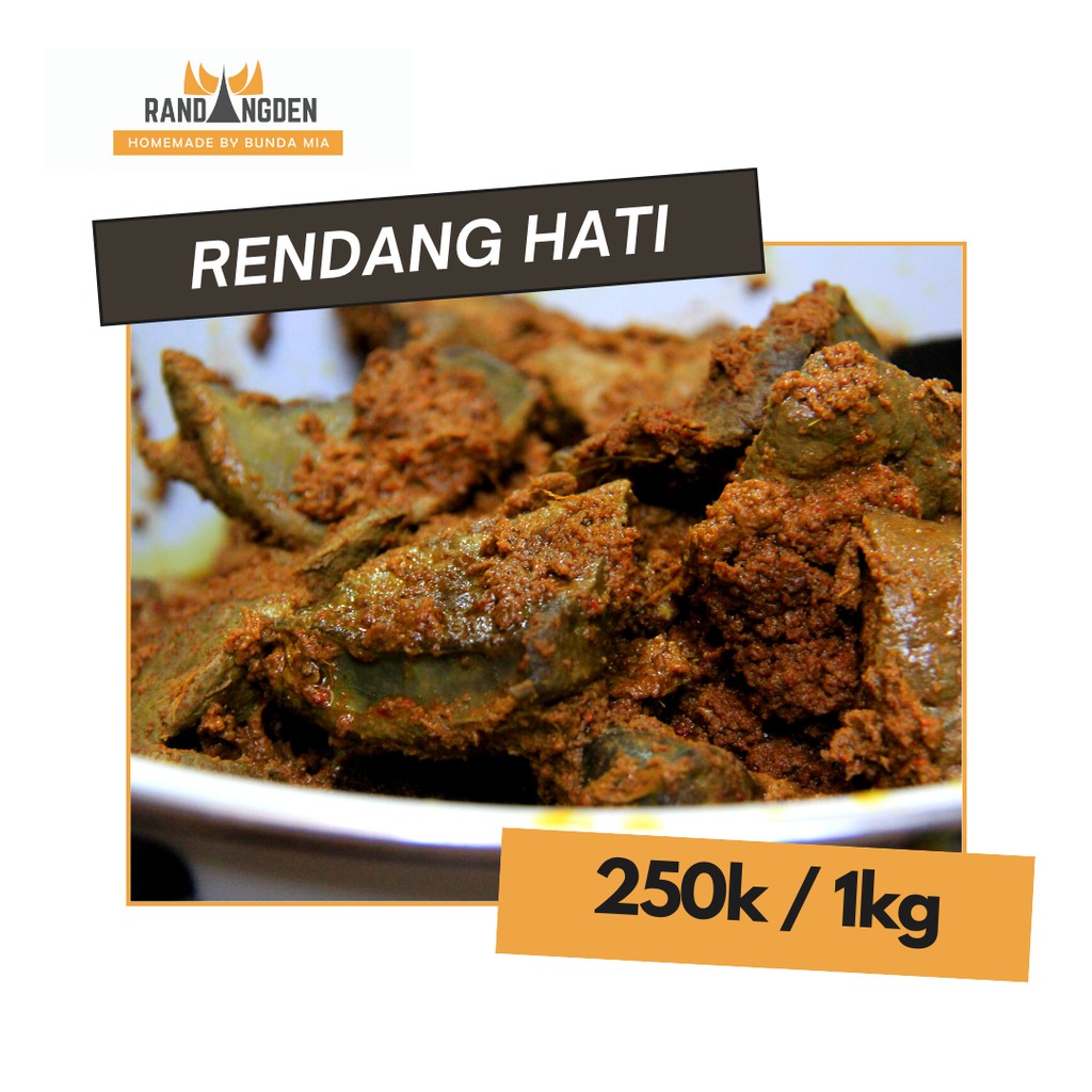 

RENDANG HATI enak homemade tahan lama murah