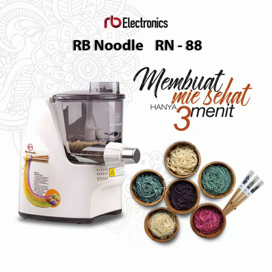 Noodle Maker RN 88 RB Renoodle RN88 Mesin Pembuat Mie Otomatis Premium berkualitas cepat mudah