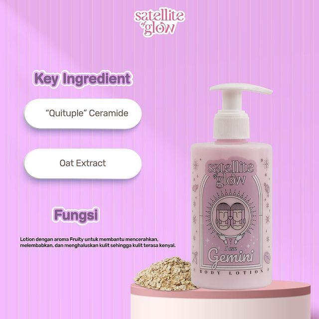 GEMINI BODY LOTION BY SATELLITE GLOW