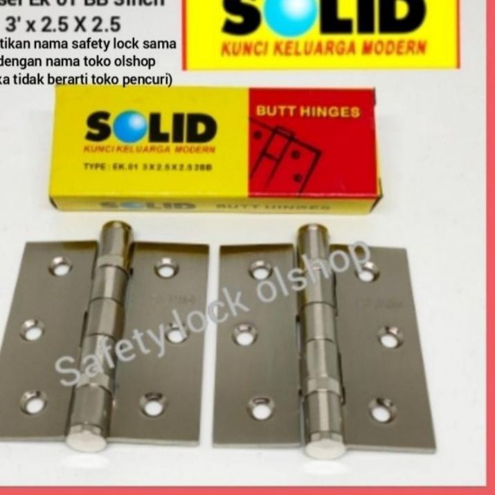 ☆ engsel jendela Ek 01 BB 3inch solid ♞