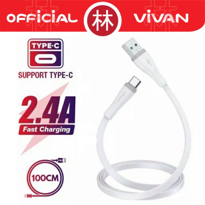 Vivan SC100S Data Cable Type-C 2.4A 100cm