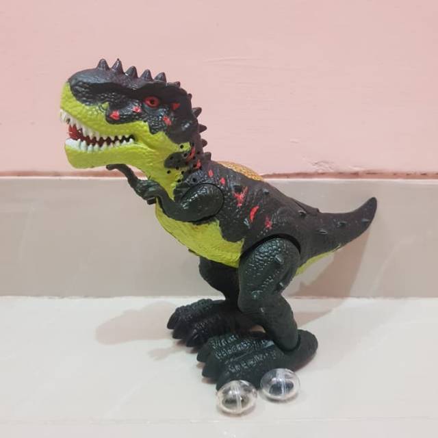 Mainan Tyrex Dinosaurus Berjalan Dan Bertelur - Mainan Dinosaurus