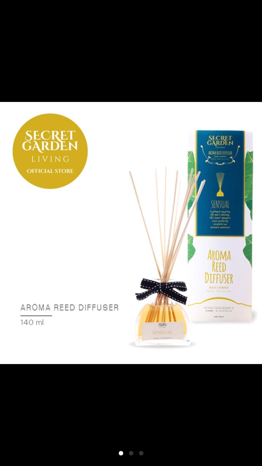 Secret Garden Aroma Reed Diffuser Sensual 140ml