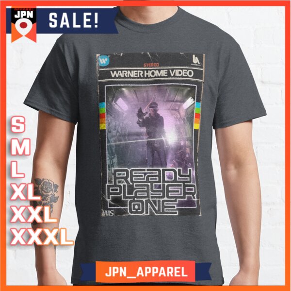 Kaos Baju Ready Player One VHS Cover T-Shirt Premium Cotton