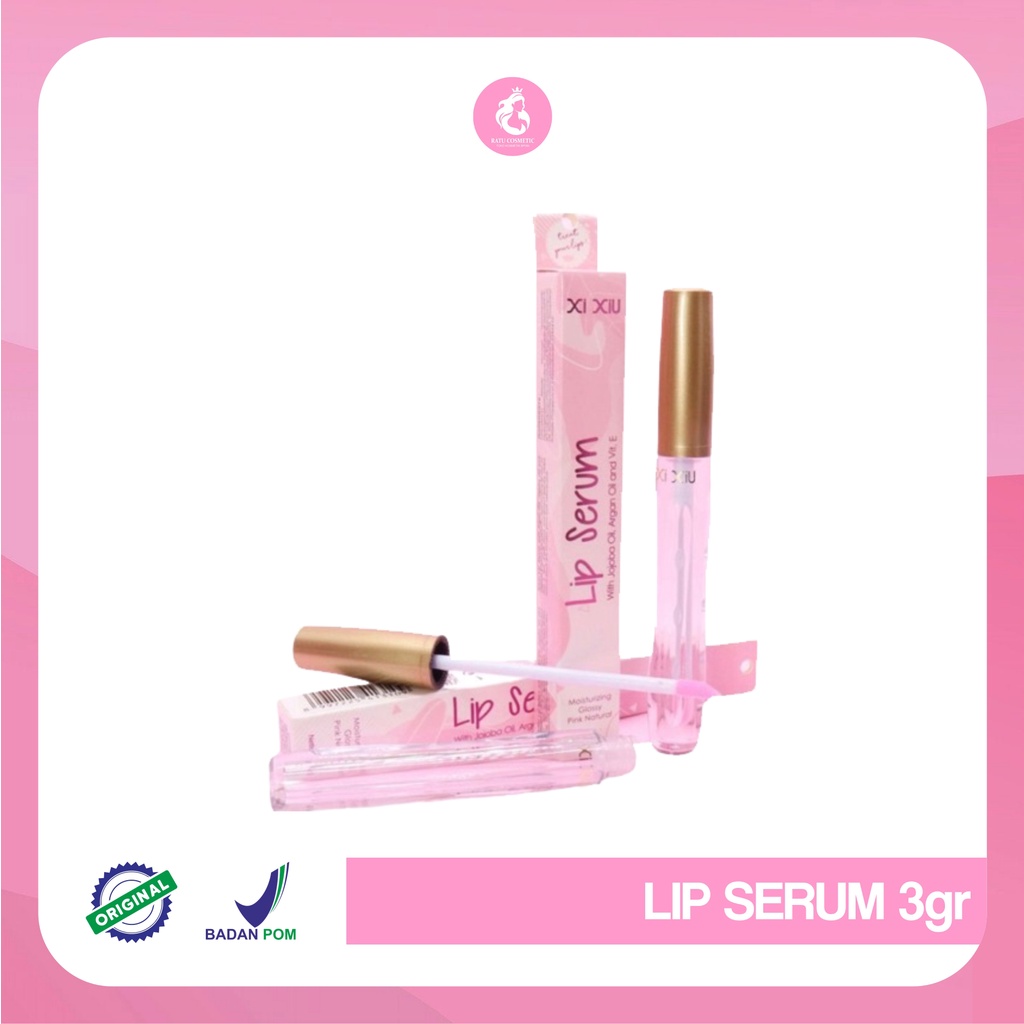 Xi Xiu Lip Serum With Jojoba Oil/Argan Oil/Vitamin E/3gr