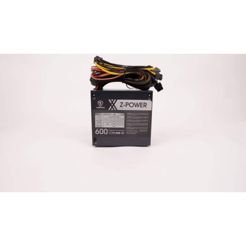 POWER SUPPLY PSU VURRION Z-POWER 600 80+ GARANSI 10 Thn
