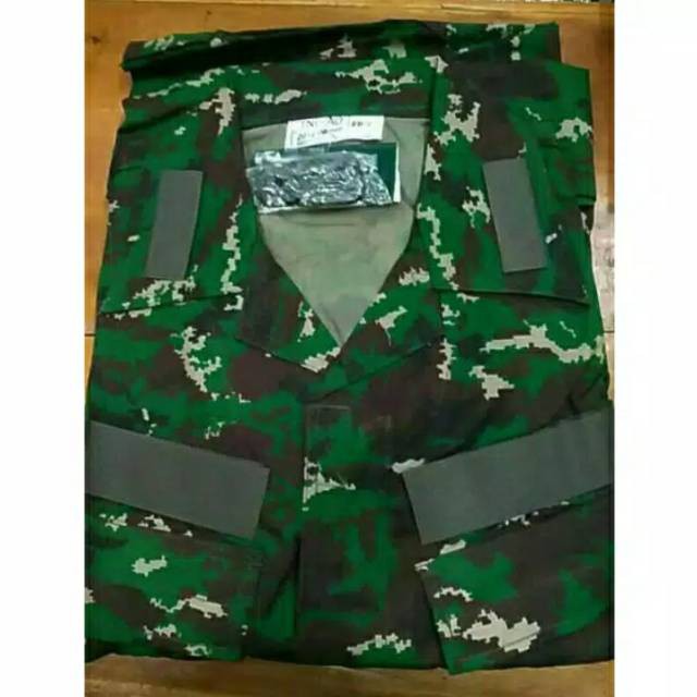 SKD    Baju pdl NKRI asli  jatah TNI AD ukuran EK.K.S.B.EB.