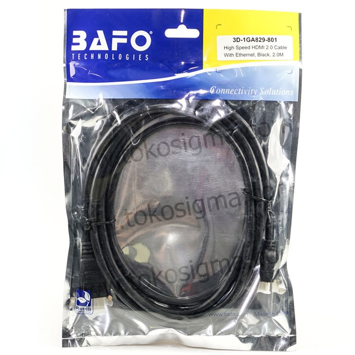 BAFO KABEL 2 meter Mini Hdmi Male to Hdmi Male