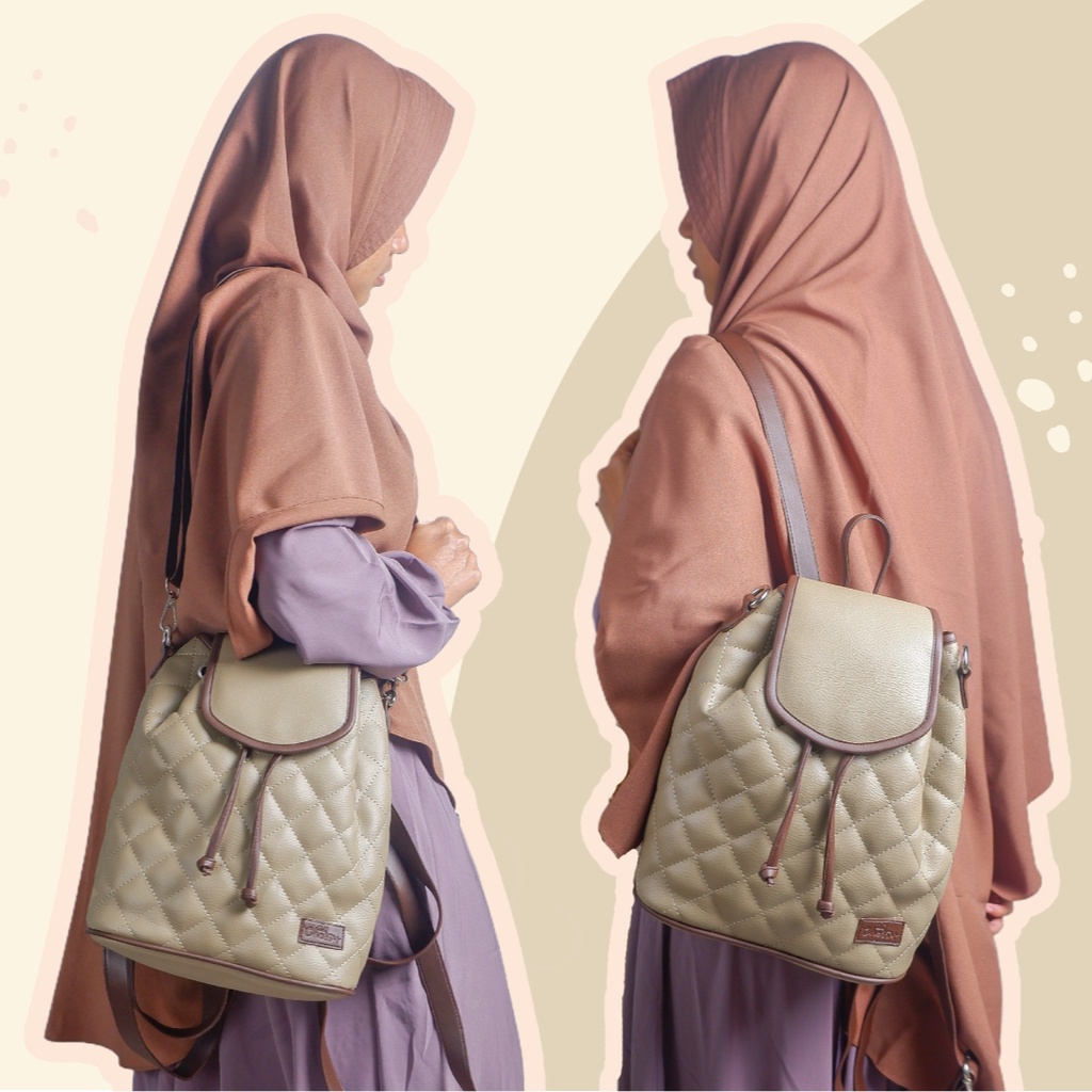 Ransel Kulit Sintetis Cantik Irish By Chessy 3 in 1