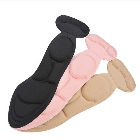 Insole Sepatu Wanita Foam Pad Alas Tumit Telapak Kaki Full 3D