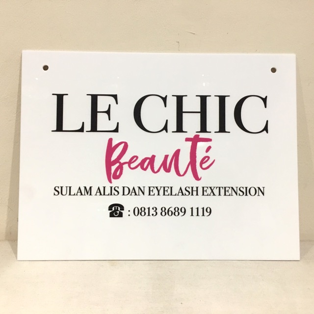 

Acrylic Logo Sign 40x30cm