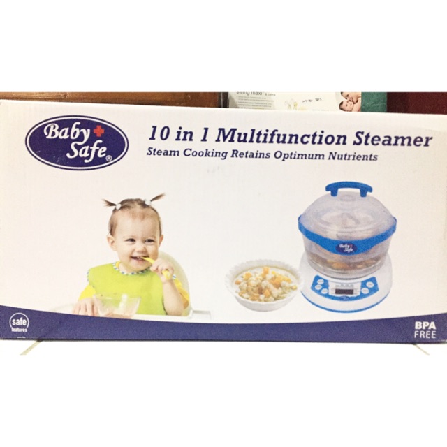 Baby Safe 10 in 1 multifunction steamer
