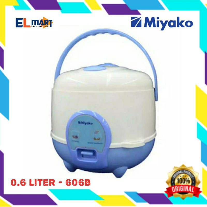 Miyako Magic Com 3in1 0,6L MCM 606B - 606 B  MCM606 B Mini Rice Cooker 0,6 Liter