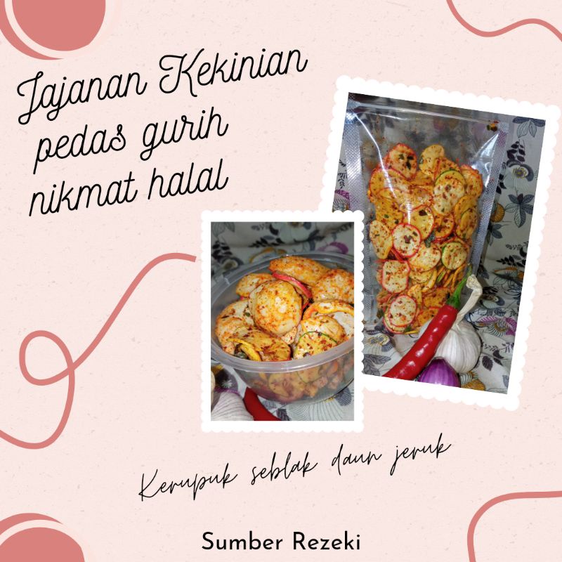 

Kerupuk seblak kering