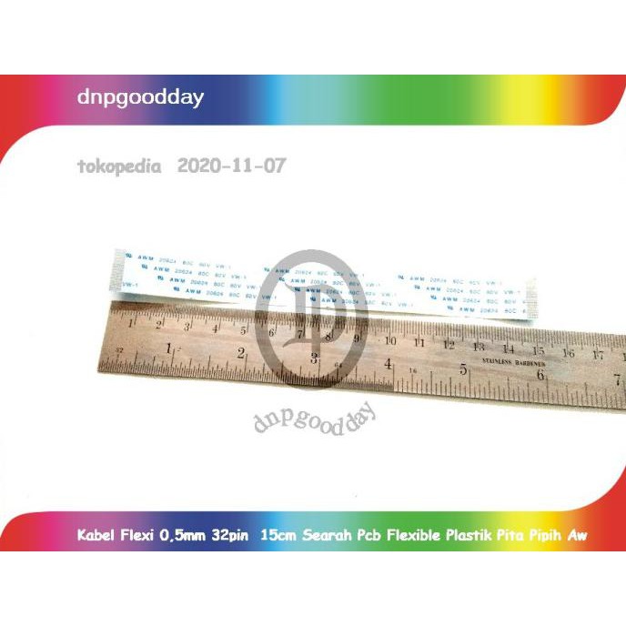 

Kabel Flexi 0,5Mm 32Pin 15Cm Searah Pcb Flexible Plastik Pita Pipih Aw Dnpgood11 Segera Beli